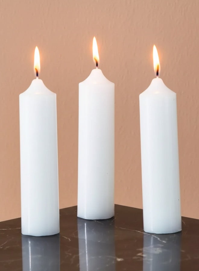 Feelings Pillar Candle 5X1.5Inch 3Pc - Image 3