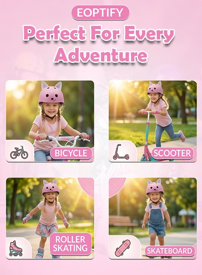 Eoptify Kids Bike Helmet (PINK) - Image 2