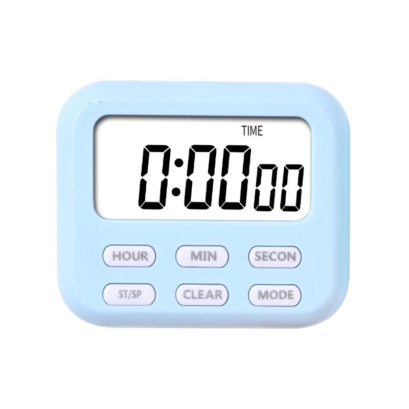 Child Study Timer Electronic Clock Alarm Clock Magnetic Attraction Timer Special For Home Use Self Discipline Reminder Blue 