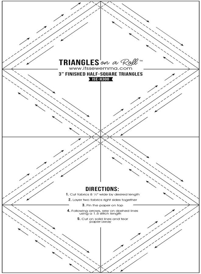 تريانجلز اون ايه دول مثلثات على لفة 82760 نصف مربع، 50 قدمًا و3 بوصات الحجم النهائي (ارتفاع 300) - Image 2