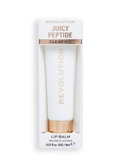 Makeup Revolution Revolution Juicy Peptide Lip Balm Clear Ice  - Image 2