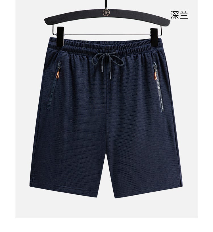 Basketball Shorts 5-Point Length Men'S Outdoor Sports Quick-Drying Pants Women'S Couple Style Printed Logo Basketball Breathable Quick-Drying Trendy Brand - Image 1