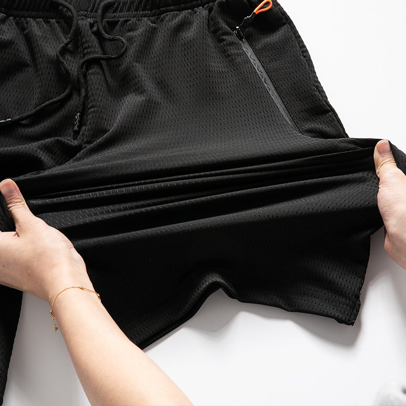 Basketball Shorts 5-Point Length Men'S Outdoor Sports Quick-Drying Pants Women'S Couple Style Printed Logo Basketball Breathable Quick-Drying Trendy Brand - Image 3