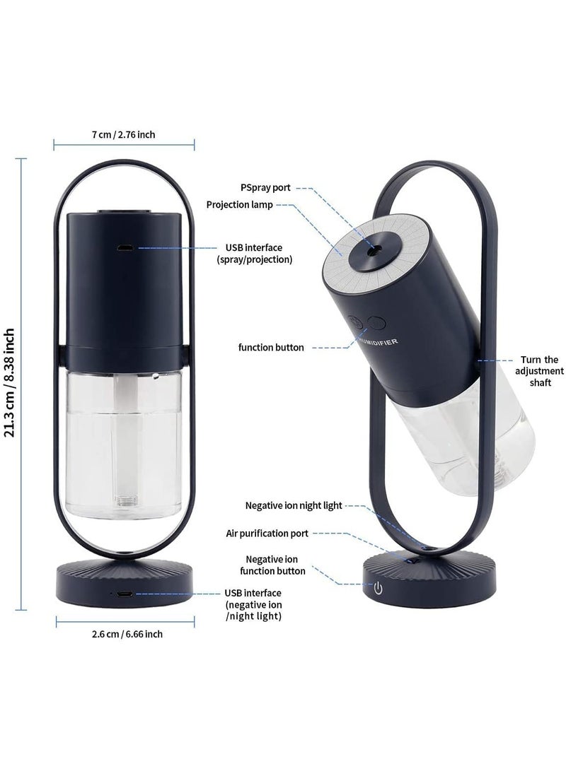 Portable Mini Ultrasonic Humidifier – Small Personal Humidifier with Night Light for Baby Room, Bedroom, Office, Travel, and Home Use - Image 3