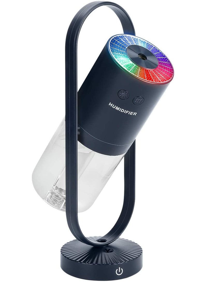 Portable Mini Ultrasonic Humidifier – Small Personal Humidifier with Night Light for Baby Room, Bedroom, Office, Travel, and Home Use - Image 2