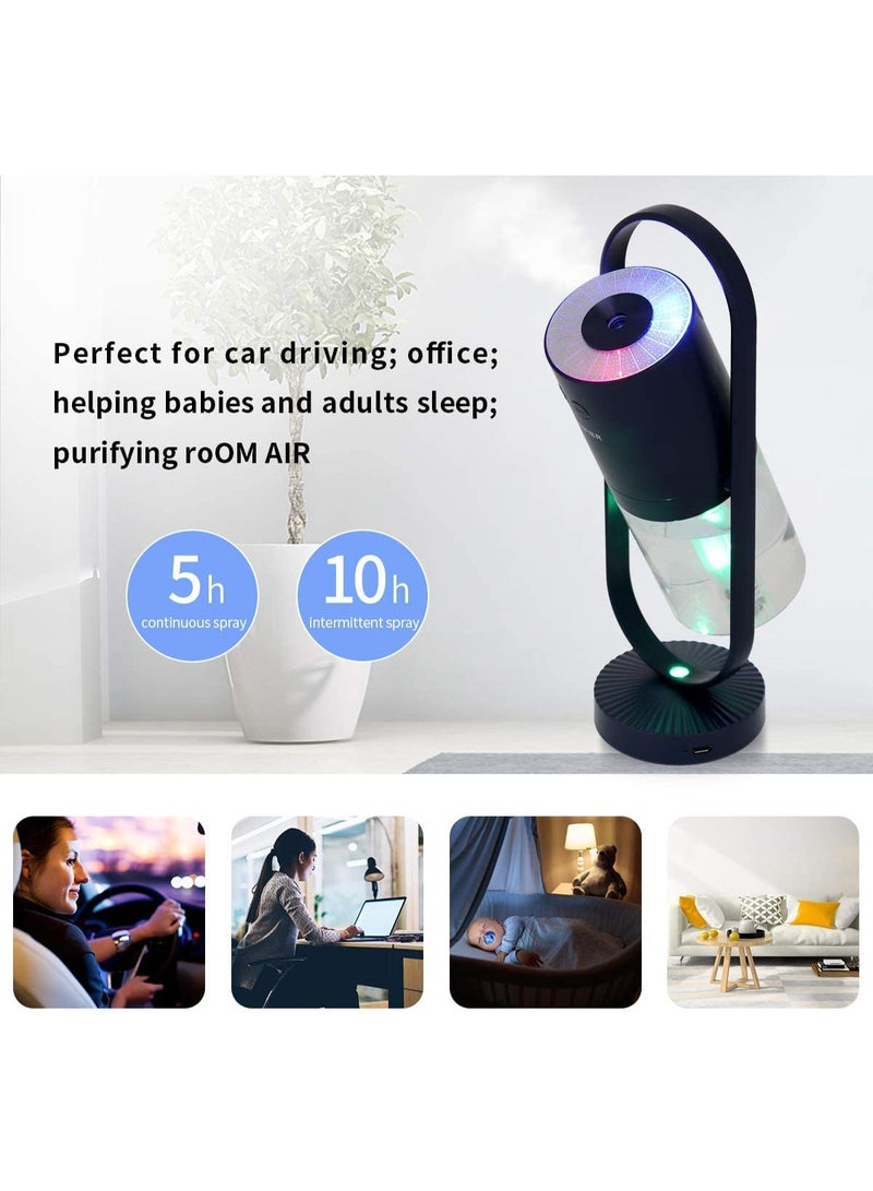 Portable Mini Ultrasonic Humidifier – Small Personal Humidifier with Night Light for Baby Room, Bedroom, Office, Travel, and Home Use - Image 5