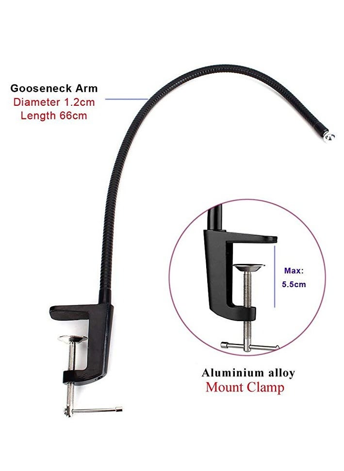 Generic Webcam Mount Camera Clamp Stand Holder compatible with Logitech Webcam Pro C920 Streamcam  - Image 3