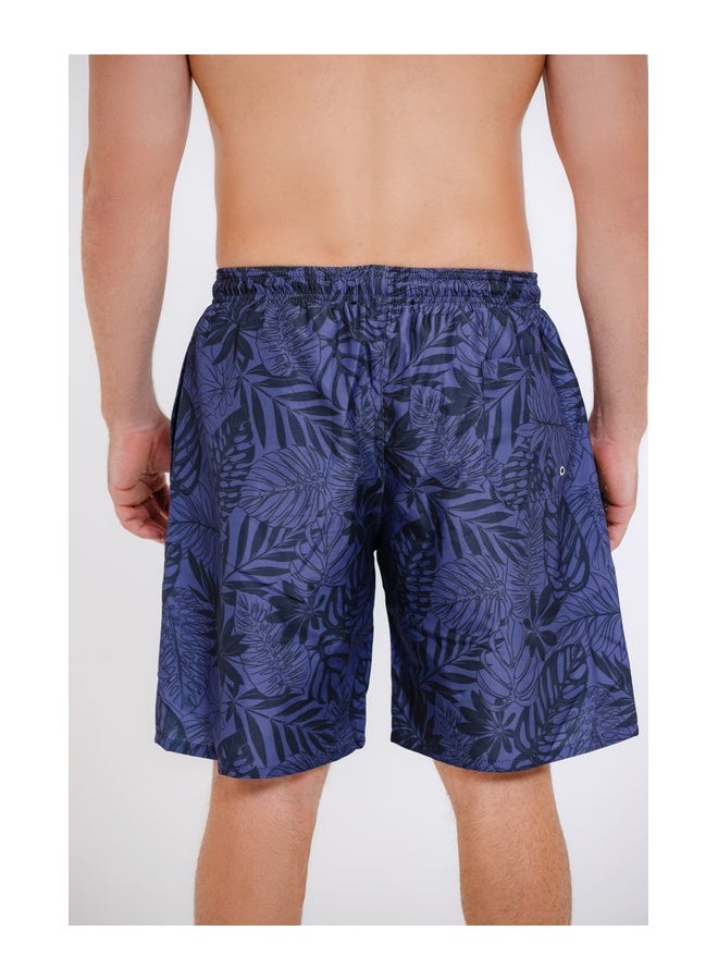 WHITE RABBIT Printed swim shorts with side pockets - Image 3