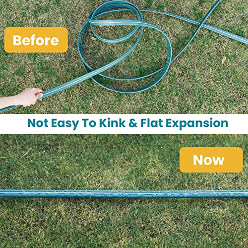LINEX Sprinkler Soaker Hose 50 ft for Garden Lawn Watering Hose with Hose Stakes - Image 4