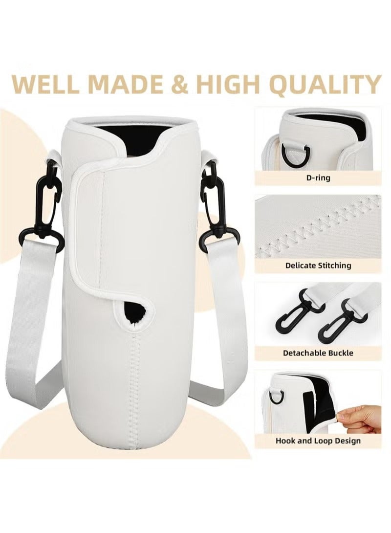 MIXDE Water Bottle Carrier Bag for Stanley 40oz Tumbler, Water Bottle Holder with Pouch and Adjustable Strap, Sleeve Accessories with Pocket for 40oz Cup - Image 5