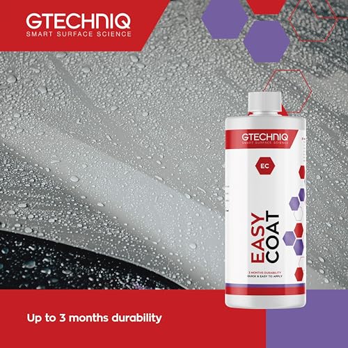 Gtechniq - Easy Coat Kit - Up to 3 Months of Durability; Quick & Easy to Apply; Coating Safe; Apply to Auto Paint or Glass Surfaces; Protect from UV Rays, Chemicals, Weather, Dirt (500 milliliters) - Image 5