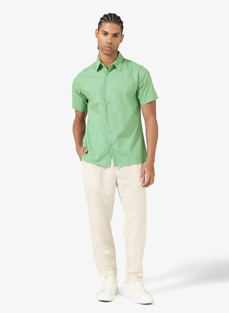 سفنتي فايف قميص كلاسيكي بقصة عادية - Image 4