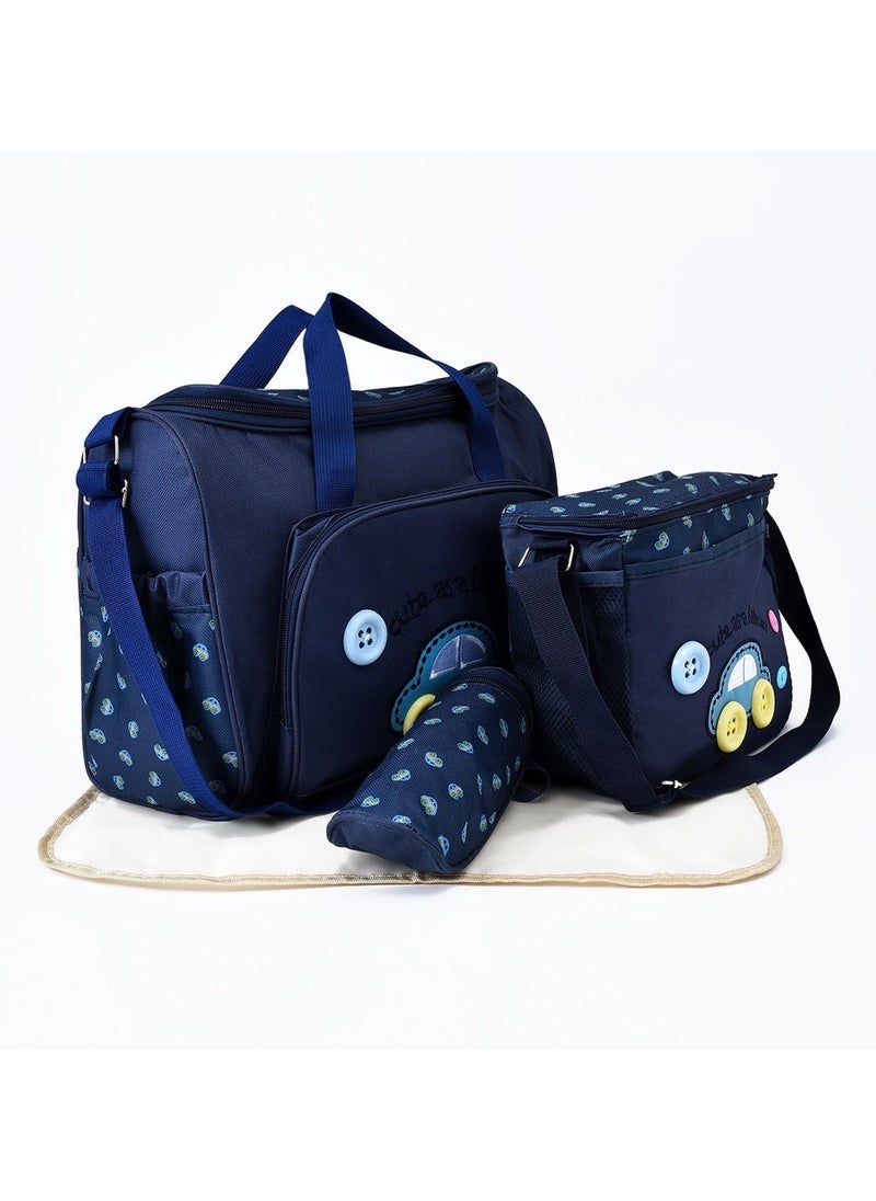 ORiTi Stylish Designer Mummy Tote Waterproof Handbag Baby Diaper Nappy Changing Bag Set Nursing Messenger Bag Changing Mat Milk Bottle Holder Case  - Image 1