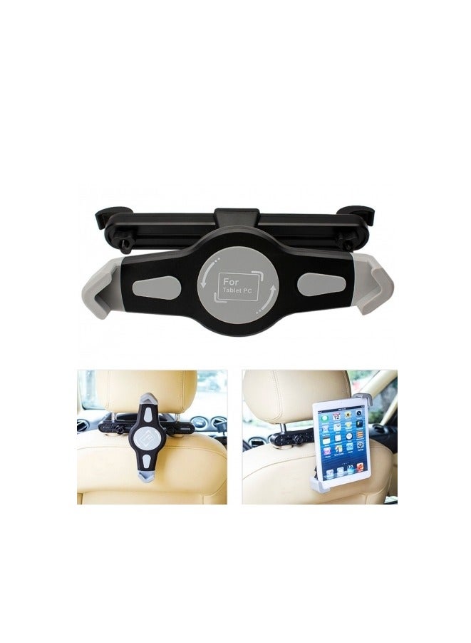 Rubik Tablet Car Headrest Mount Car Tablet Holder with Suction 2in1 Car iPad Holder, Universal,7" to 10.5" Devices, Car Back Seat Tablet Holder,360 Degree Rotatable and Tilt Adjustable - Image 1