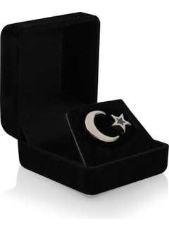 Zekupp Crescent Star Metal Collar Badge 