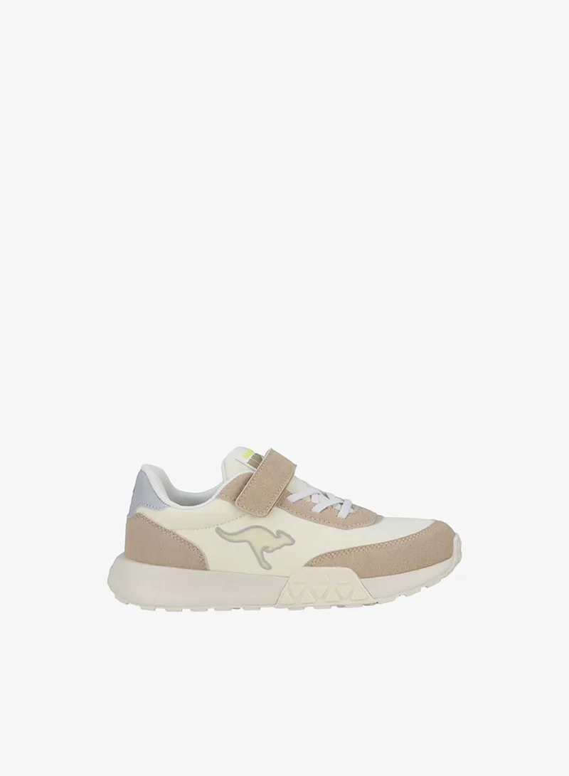 Kangaroos BEIGE Kids Hook & Loop School Sports Shoes for Women | Best Price UAE