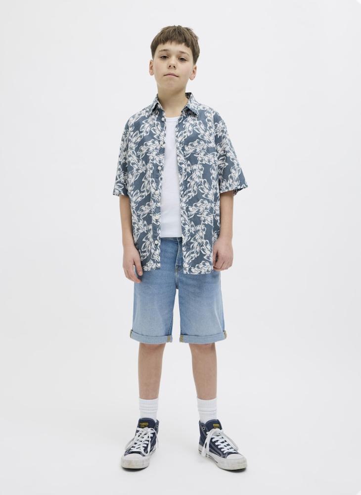 Jack & Jones Junior - Kids Printed Shirt - Image 1