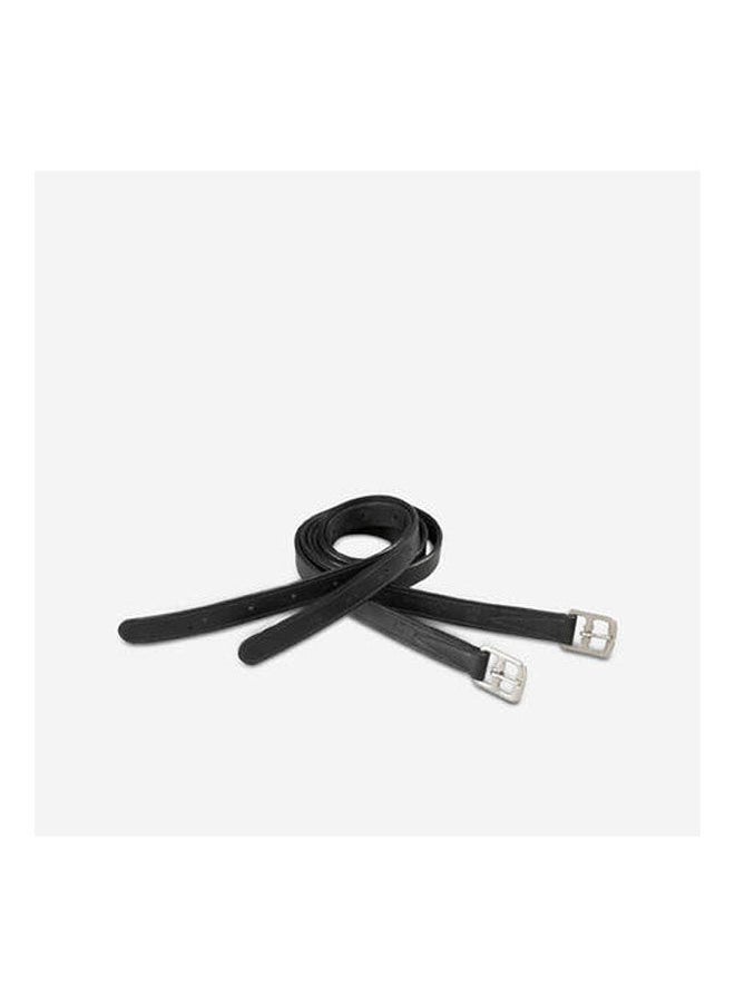 FOUGANZA Horse Riding Schooling Stirrup Leathers 
