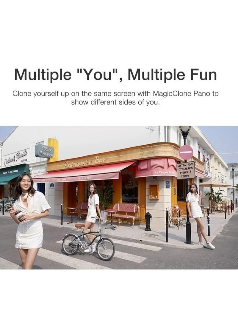 Generic - Smooth-Q3 Gimbal Stabilizer for Smartphone Android Cell Phone iPhone Zhi yun q 3-Axis Handheld Gimble Stick w/Tripod Stand LED Fill Light for Tiktok YouTube Vlog Video Kit Face/Object Tracking - Image 1
