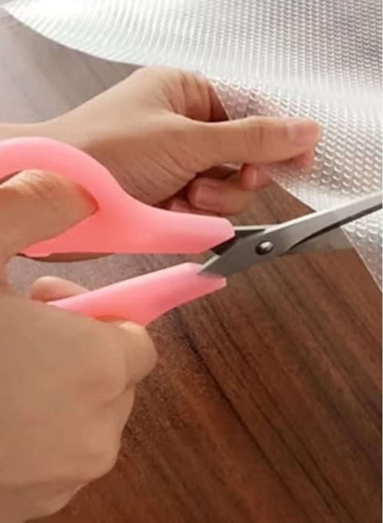 رول مفرش سيليكون لرفوف و أدراج المطبخ و الدواليب والمكاتب قابل للغسيل بخامة عالية الجودة 5 متر - Image 4