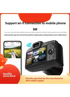Generic Micro Single Travel Digital Camera SLR Million Student Entry-level Camera HD High Pixel-Body Color:D5 Black Standard + Lens - Official Standard  - Image 3