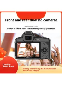 Generic Micro Single Travel Digital Camera SLR Million Student Entry-level Camera HD High Pixel-Body Color:D5 Black Standard + Lens - Official Standard  - Image 4