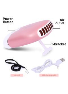 Generic Mini Portable Bladeless Fan USB Rechargeable Eyelash Drying Fan for Eyelash Extension Essential Supplies  - Image 5