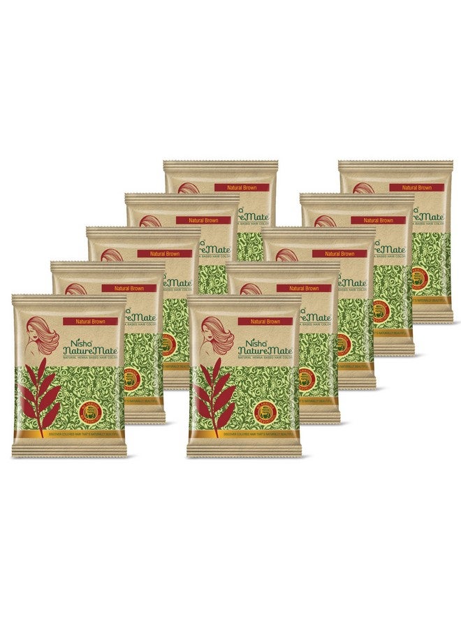 نيشا صبغة شعر طبيعية من Nature Mate تعتمد على الحناء، خالية من الأمونيا، خالية من الريزورسينول، لون شعر يدوم طويلاً، نتائج مثل الصالونات، شعر ناعم وحرير ولامع - Image 1