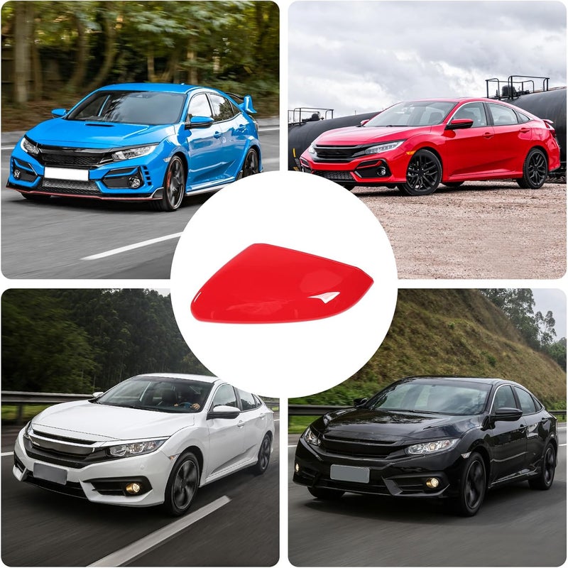 Rearview Mirror Cap Strong Protection Anti Collision Weatherproof Wing Mirror Cap for 2016 to 2021 ABS Plastic Material Easy Installation (Left 76251 TBA A11) - Image 3