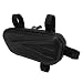 OUKENS Motorcycle Tail Bag Universal EVA Hard Shell Triangle Waterproof Motorcycle Side Bag Bike Luggage Storage with Double Sealing Zippers Black - Image 2