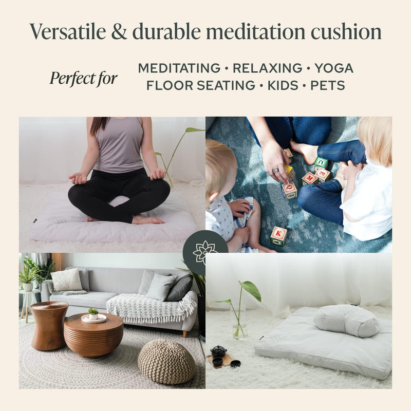 Mindful Modern Mindful & Modern Zabuton Meditation Mat - Image 4