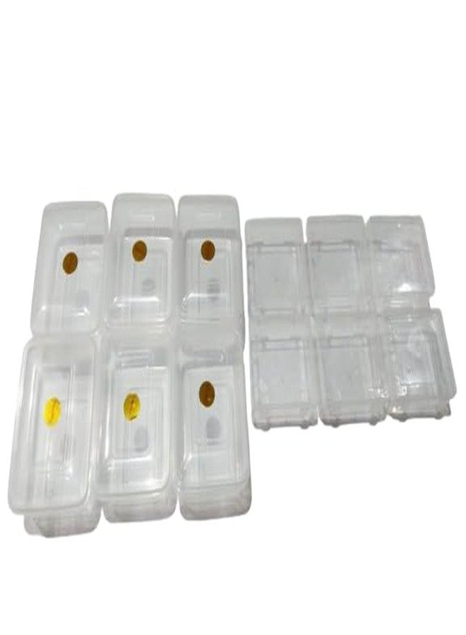 Hesch 9 Brand Plastic Containers For Storage, Plastic Container Set Combo Pack of 6 Small Flip Open, 6 Big Size Boxes Total 12 Boxes (6 COMMANDER BOXES & 6 RC22) - Image 2
