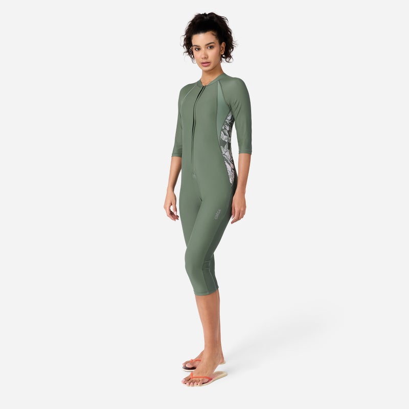 Coega Women's Slim-Kini 3/4 One-Piece Swimsuit - Image 1