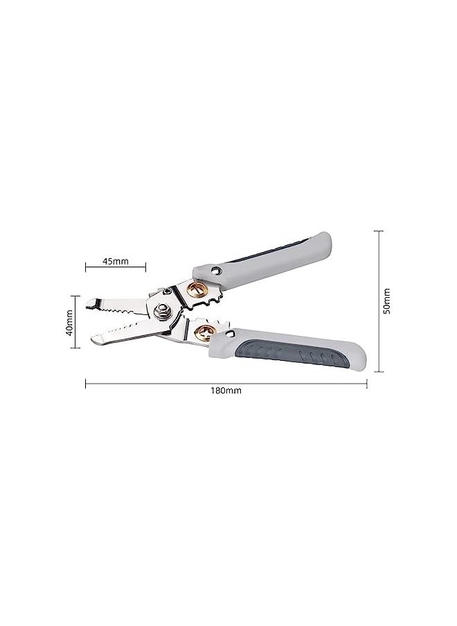 PROMASS promass Wire Stripper Pliers Electrician Special Multifunctional,Stainless Steel Wire Strippers Wire Scissors Stripping God Tool Cable Stripping Cutting  - Image 2
