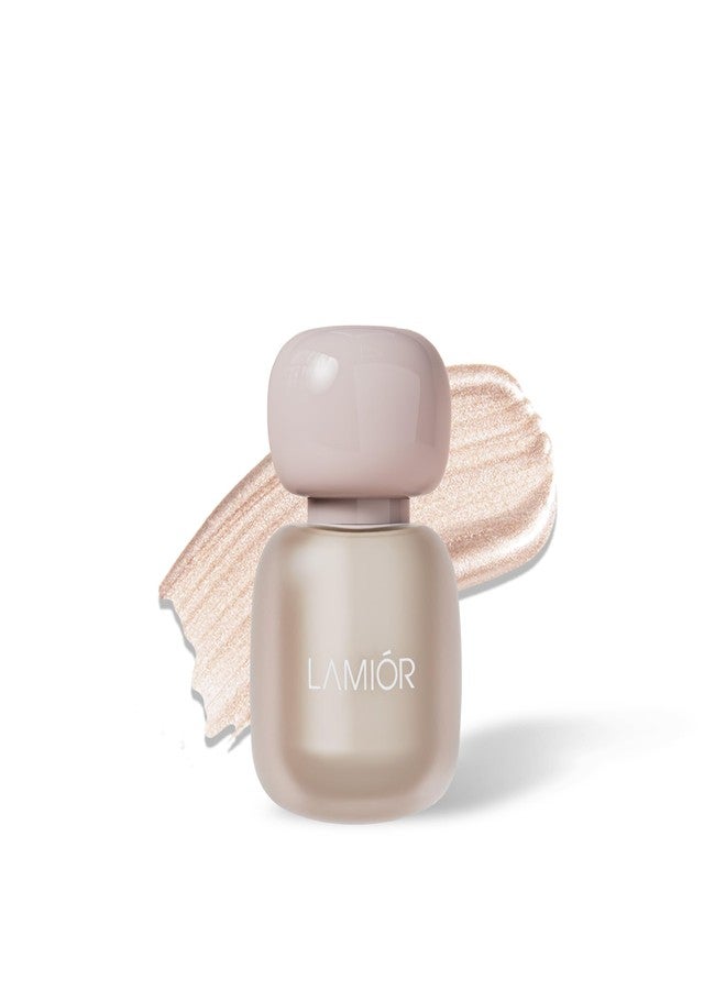 LAMIOR Face Dew Strobe Highlighter – Diamond | Dewy-Radiant, Buildable Liquid Highlighter | Long-Wearing Mirror Shine & Electric Glow | Skincare-Infused with Ceramides, Hyaluronic Acid, Niacinamide - Image 1