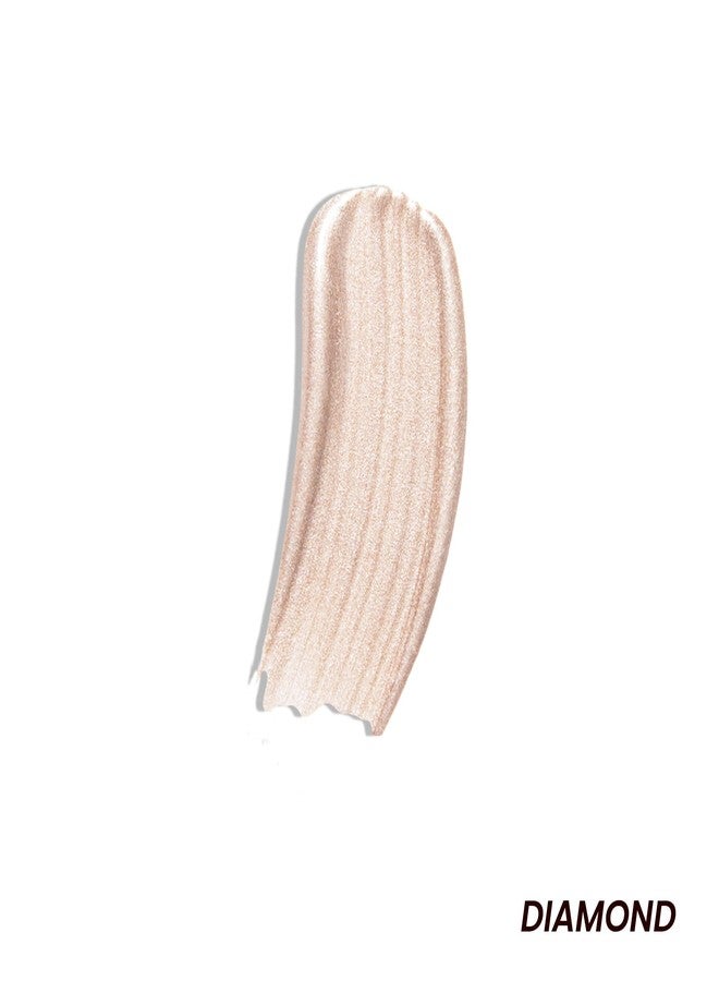 LAMIOR Face Dew Strobe Highlighter – Diamond | Dewy-Radiant, Buildable Liquid Highlighter | Long-Wearing Mirror Shine & Electric Glow | Skincare-Infused with Ceramides, Hyaluronic Acid, Niacinamide - Image 2