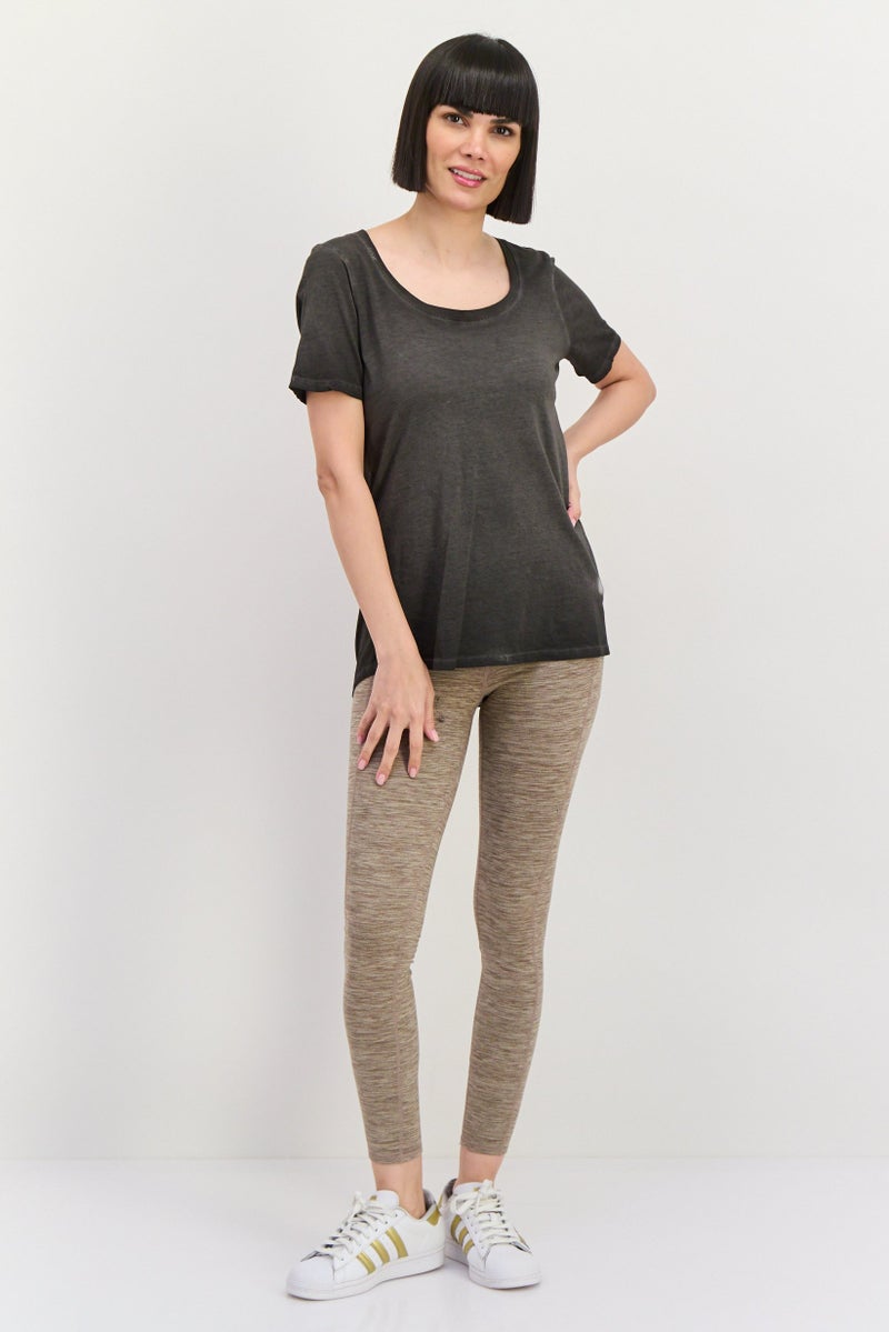 SKECHERS Women Sportswear Fit Short Sleeve Training Top, Black - Image 4