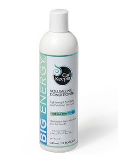 Curl Keeper Curl Keeper Big Energy Volumizing Conditioner  UltraLightweight Moisture  Volume for All Curl Types  Weightless Hair Conditioner Adds Volume  Body  Sulfate Free WaterBased Formula 