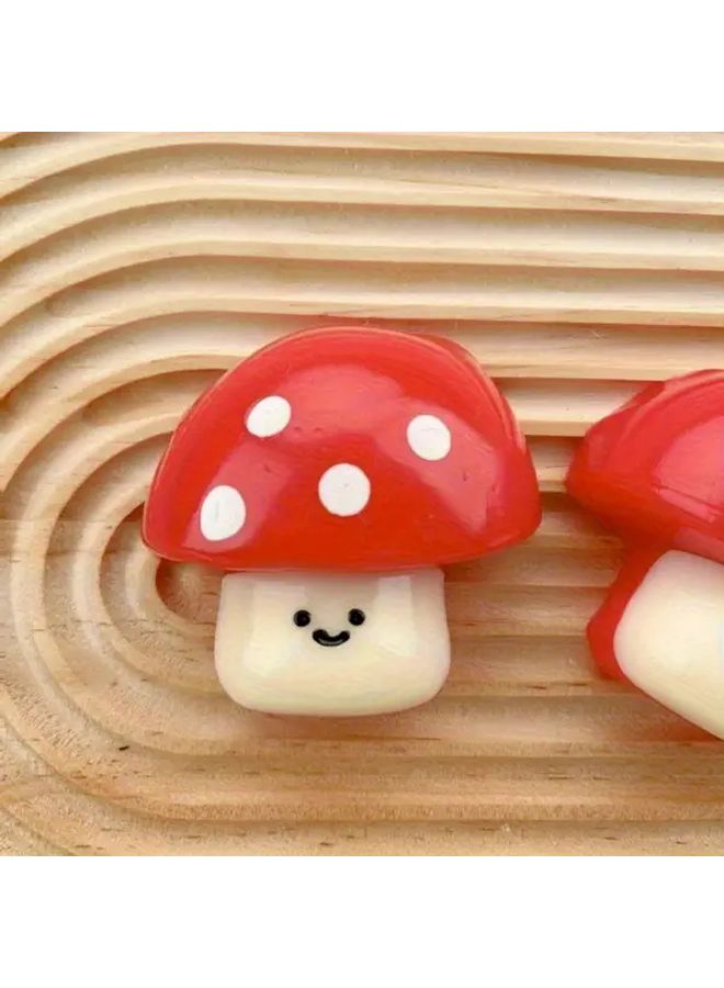Handmade Red And White Mushroom Squeeze Toy Knead And Squish Stress Relief Gift - Image 3