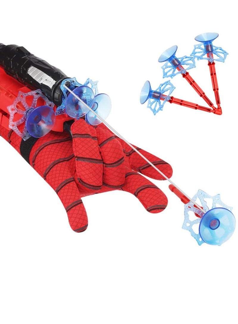 Bukela Spider Web Shooter,Children's Plastic Role Play Movie Hero Wrist Launcher Spider Web Shooter Toy Launcher Glove Set - Image 1