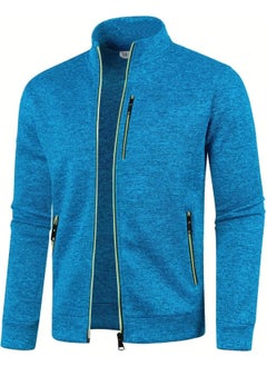 Men's Fleece Finish Lightweight Windproof Full Zip Fleece Jacket - pzsku/ZC96E530DB7FF23DADAAAZ/45/_/1735070823/0ce68ae1-54aa-4887-ab0c-b0f4be8c839e