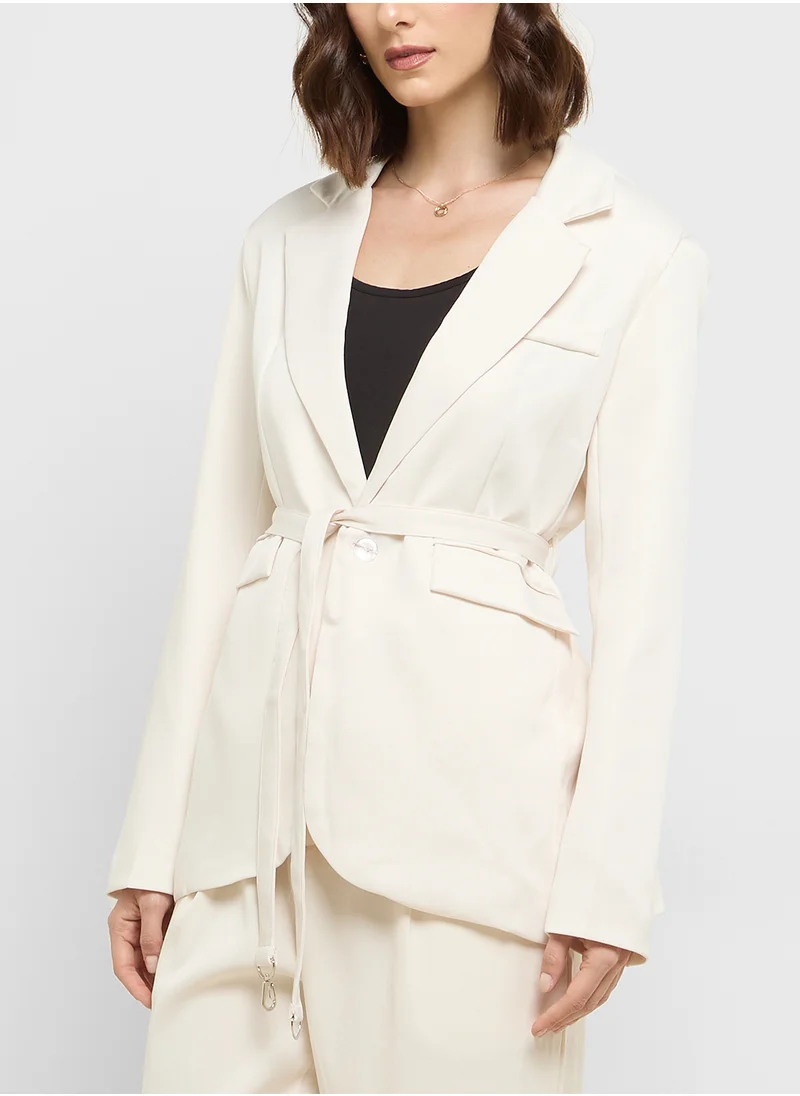 ELLA Belted Blazer