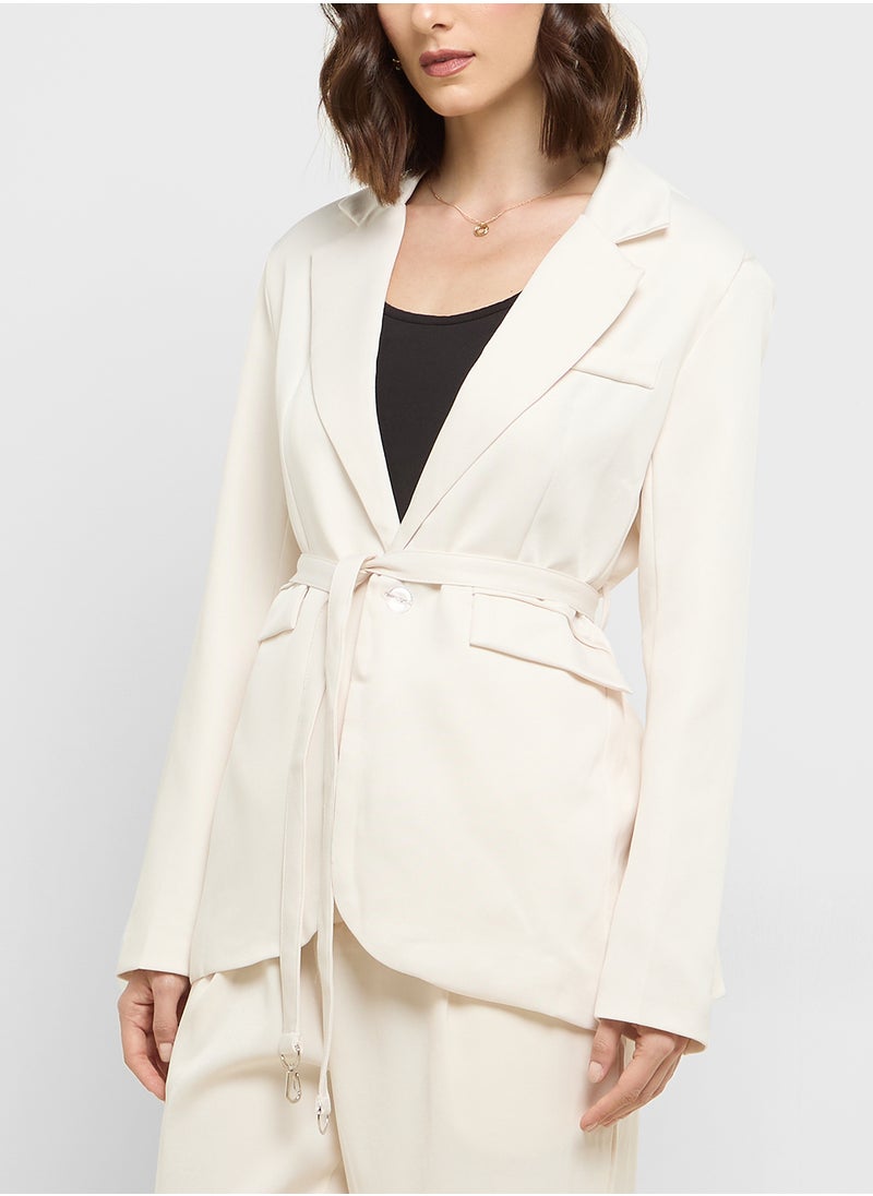 ELLA - Belted Blazer - Image 1