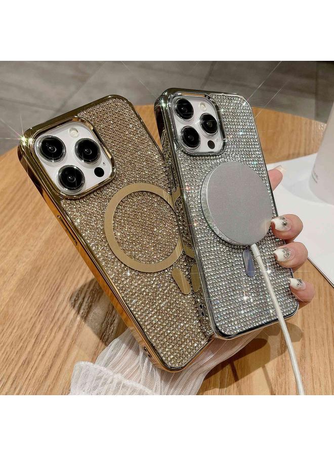 S-TOP Case For iPhone 12 Diamonds Plated Magsafe Phone Case - Image 3