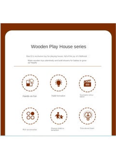Y&D Children's Wooden Simulation Kitchenware Educational Fun Toys  - Image 2