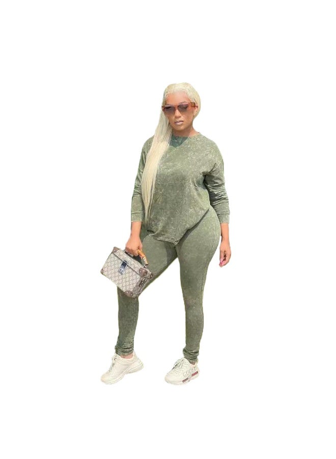 KUYING New Fashion Height Repair Elastic Leisure Sports Set - Image 1