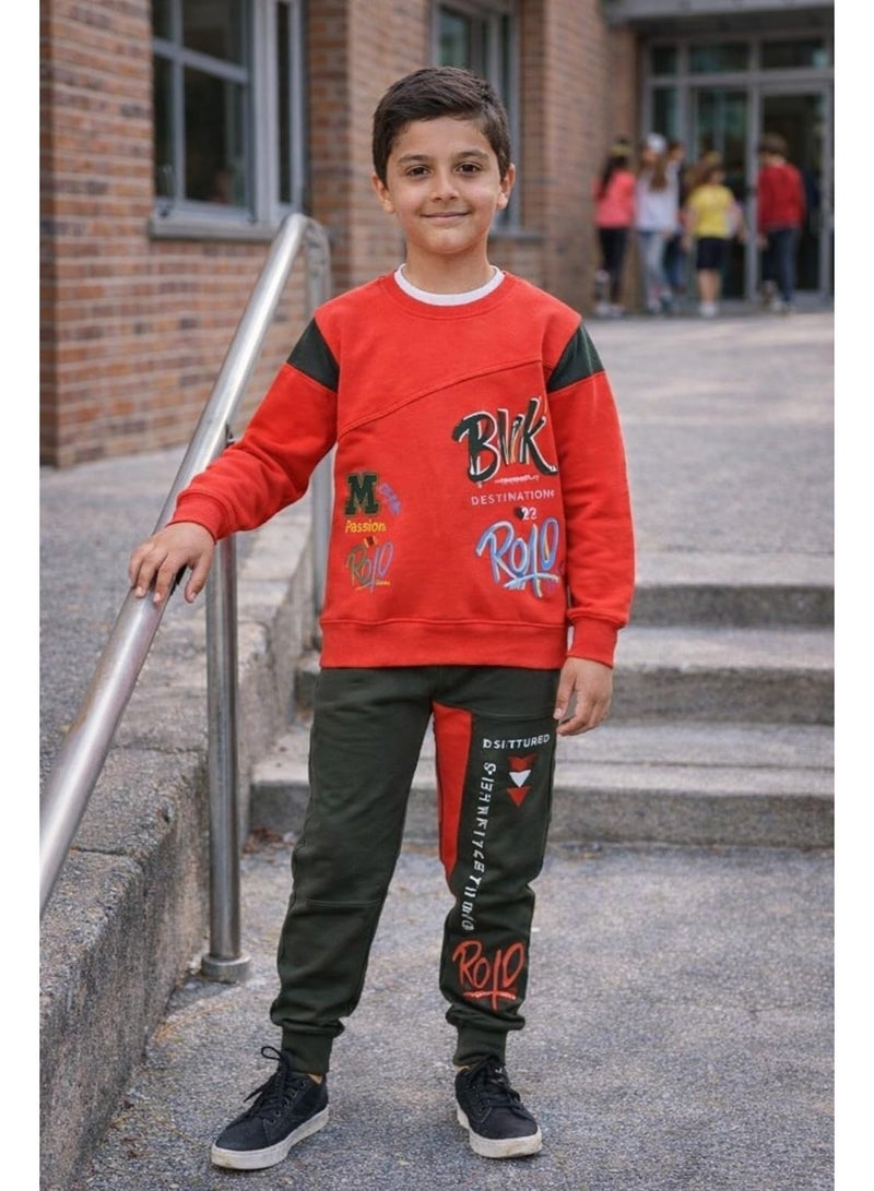 Macaw Kids Winter Cotton Set 100% Padded – Soft Warm Children Outfit with Heavy Outer Fabric, Anti-Pilling & Fade Resistant, Comfortable Long Sleeve Top and Pants for Daily Wear, School & Outdoor Activities(10years) - Image 2