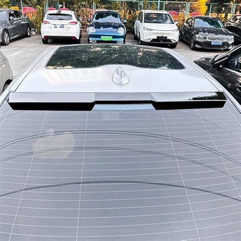Wivplex Carbon Fiber Look Rear Trunk Spoiler for BMW 5 Series - Image 4