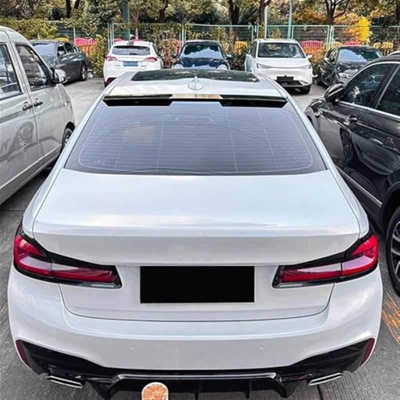 Wivplex Carbon Fiber Look Rear Trunk Spoiler for BMW 5 Series - Image 3