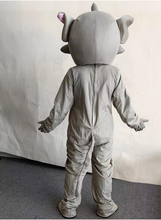 High Quality Long Plush Adult Tom And Jerry Mascot Costume